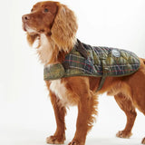 Barbour Quilted Dog Coat in Classic Tartan