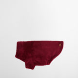 Barbour Brindle Fleece Dog Jumper in Red