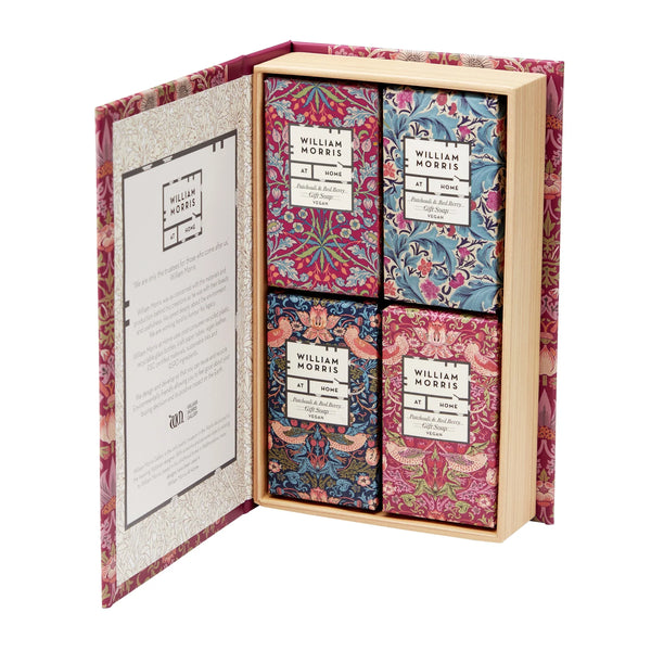 Heathcote & Ivory William Morris Strawberry Thief Guest Soaps