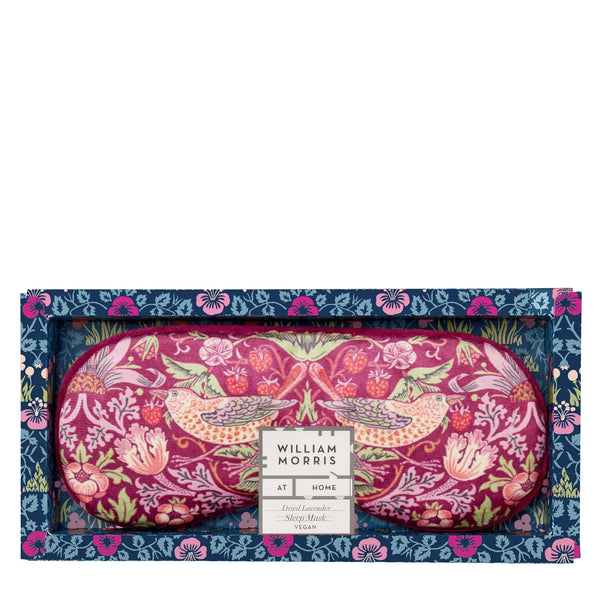 Heathcote & Ivory William Morris Strawberry Thief Lavender Sleep Mask