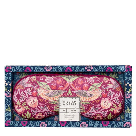 Heathcote & Ivory William Morris Strawberry Thief Lavender Sleep Mask
