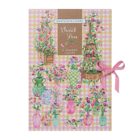 Heathcote & Ivory Sweet Pea Scented Drawer Liners