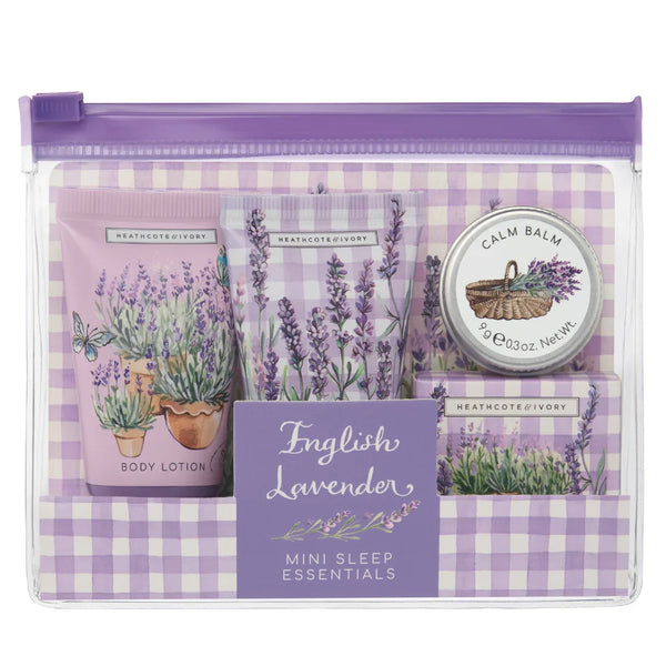 Heathcote & Ivory English Lavender Mini Sleep Essentials