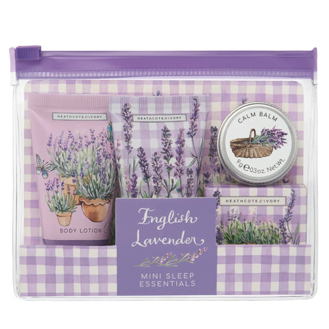 Heathcote & Ivory English Lavender Mini Sleep Essentials