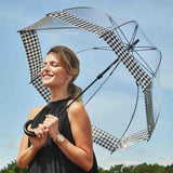 Fulton Birdcage 2 Houndstooth Border Umbrella