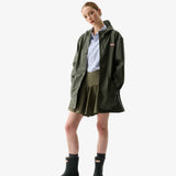 Hunter Unisex Downpour Jo Pu Rain Parka in Kambaba Green