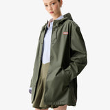 Hunter Unisex Downpour Jo Pu Rain Parka in Kambaba Green