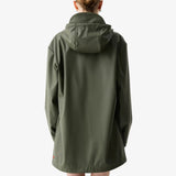 Hunter Unisex Downpour Jo Pu Rain Parka in Kambaba Green