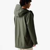 Hunter Unisex Downpour Jo Pu Rain Parka in Kambaba Green