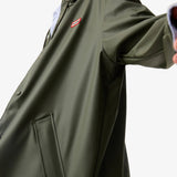 Hunter Unisex Downpour Jo Pu Rain Parka in Kambaba Green