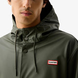 Hunter Unisex Downpour Jo Pu Rain Parka in Kambaba Green