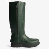 Hunter Men's Balmoral MKII Full Zip Wellington Boot in Dark Olive