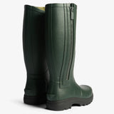 Hunter Men's Balmoral MKII Full Zip Wellington Boot in Dark Olive