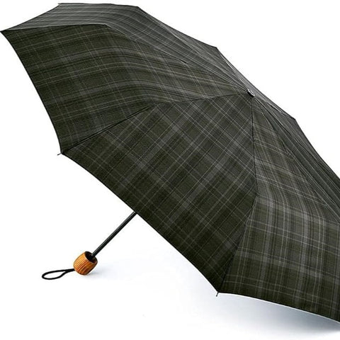 Fulton Hackney 2 Charcoal Check Umbrella