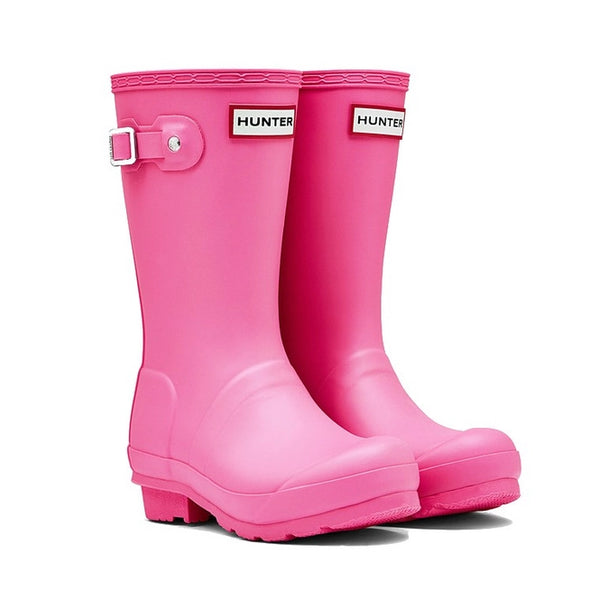 Hunter Original Kids Wellington Boot in Fuchsia