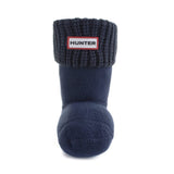Hunter Original Kids Half Cardigan Boot Socks in Navy