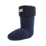 Hunter Original Kids Half Cardigan Boot Socks in Navy