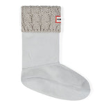 Hunter Kids Tall 6-Stitch Cable Boot Socks in Grey