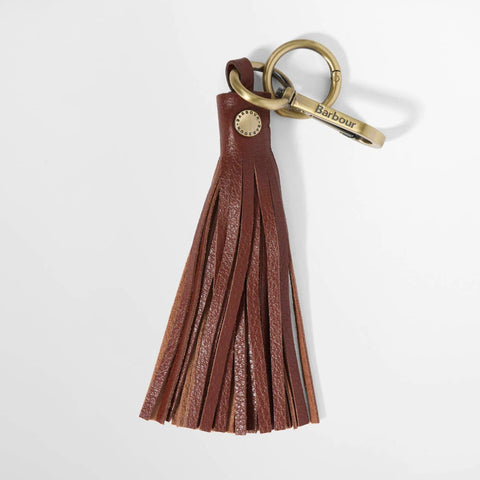 Barbour Tassel Charm in Brown