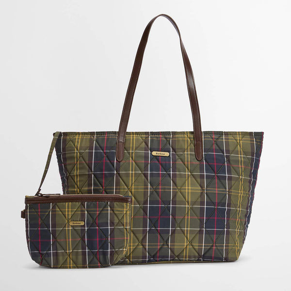 Barbour Women's Wetherham Quilted Bag in Classic Tartan
