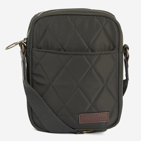 Barbour - Quilted Crossbody Bag in Olive