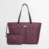 Barbour Women's Quilted Tote Bag in Fig