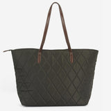 Barbour Quilted Tote Bag in Olive