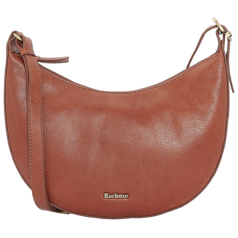 Barbour Laire Leather Sling Bag in Brown