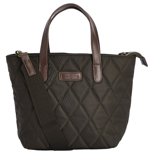 Barbour Mini Tote Bag in Olive