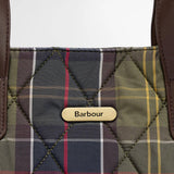 Barbour Mini Quilted Tote Bag in Classic Tartan