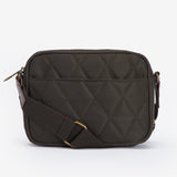 Barbour Quilted Cross Body Bag in Olive