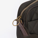 Barbour Quilted Cross Body Bag in Olive