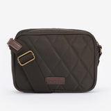 Barbour Quilted Cross Body Bag in Olive