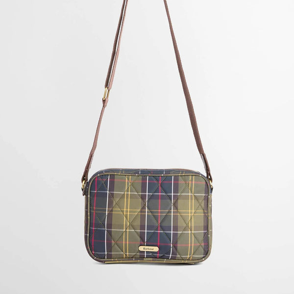 Barbour Quilted Cross Body Bag in Classic Tartan