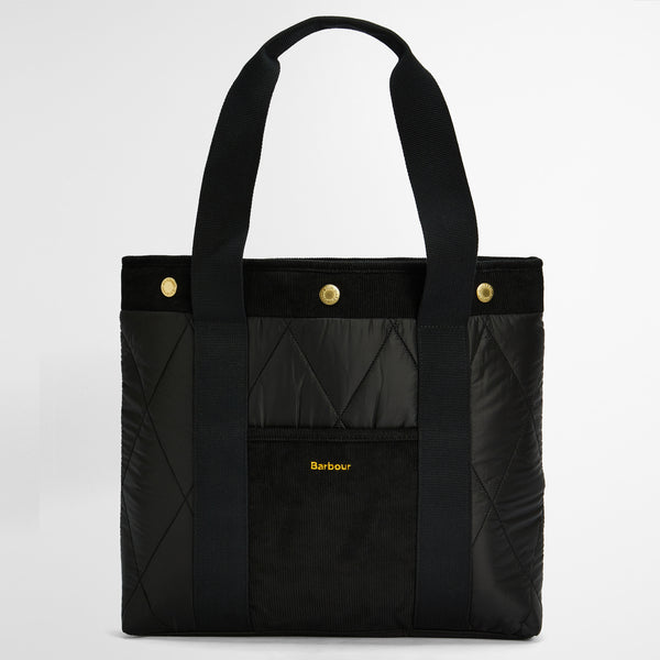 Barbour Women's Healy Tote in Black/Ancient