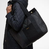 Barbour Women's Healy Tote in Black/Ancient