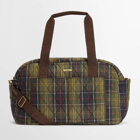 Barbour Wetherham Quilted Holdall in Classic Tartan