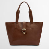 Barbour Leather Alder Tote Bag in Brown