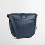 Barbour Elm Leather Cross Body Bag in Navy
