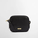 Barbour Daphne Leather Cross Body Bag in Black