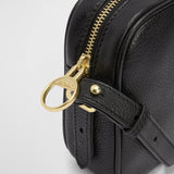 Barbour Daphne Leather Cross Body Bag in Black