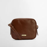 Barbour Daphne Leather Cross Body Bag in Brown