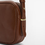 Barbour Daphne Leather Cross Body Bag in Brown