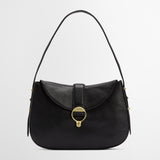 Barbour Leather Alder Sling Bag in Black