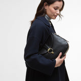 Barbour Leather Alder Sling Bag in Black