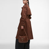 Barbour Leather Alder Sling Bag in Brown