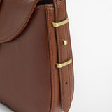 Barbour Leather Alder Sling Bag in Brown
