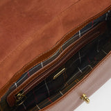 Barbour Leather Alder Sling Bag in Brown