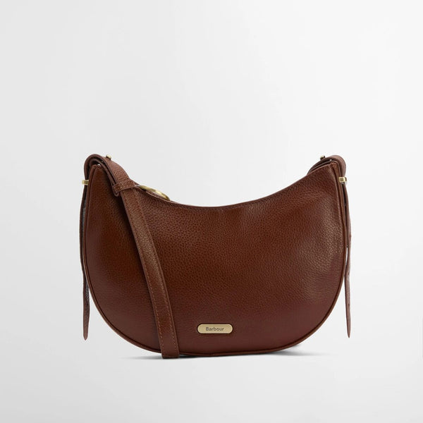 Barbour Leather Sorrel Sling Bag in Brown