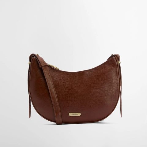 Barbour Leather Sorrel Sling Bag in Brown